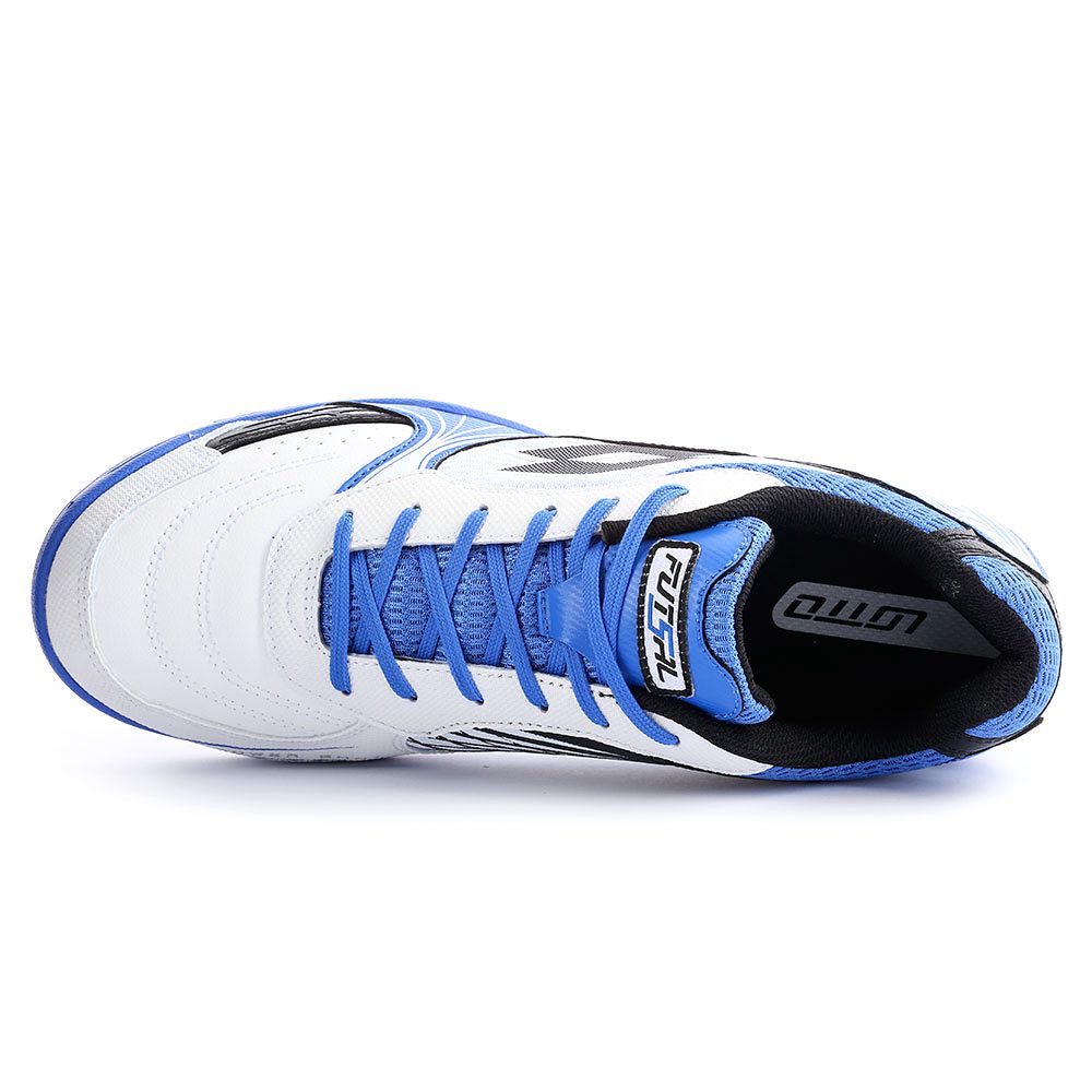 Zapatillas de Fútbol Sala Tacto 500 ID Blanco Azul - Fútbol Factory