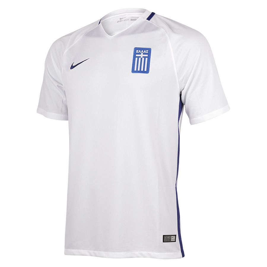 Camiseta 1ª Grecia Eurocopa 2016 Blanco - Fútbol Factory