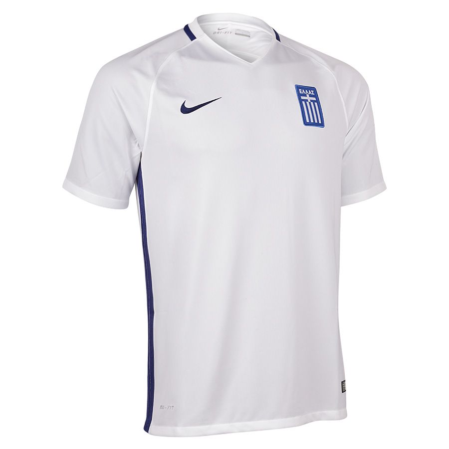 Camiseta 1ª Grecia Eurocopa 2016 Blanco - Fútbol Factory