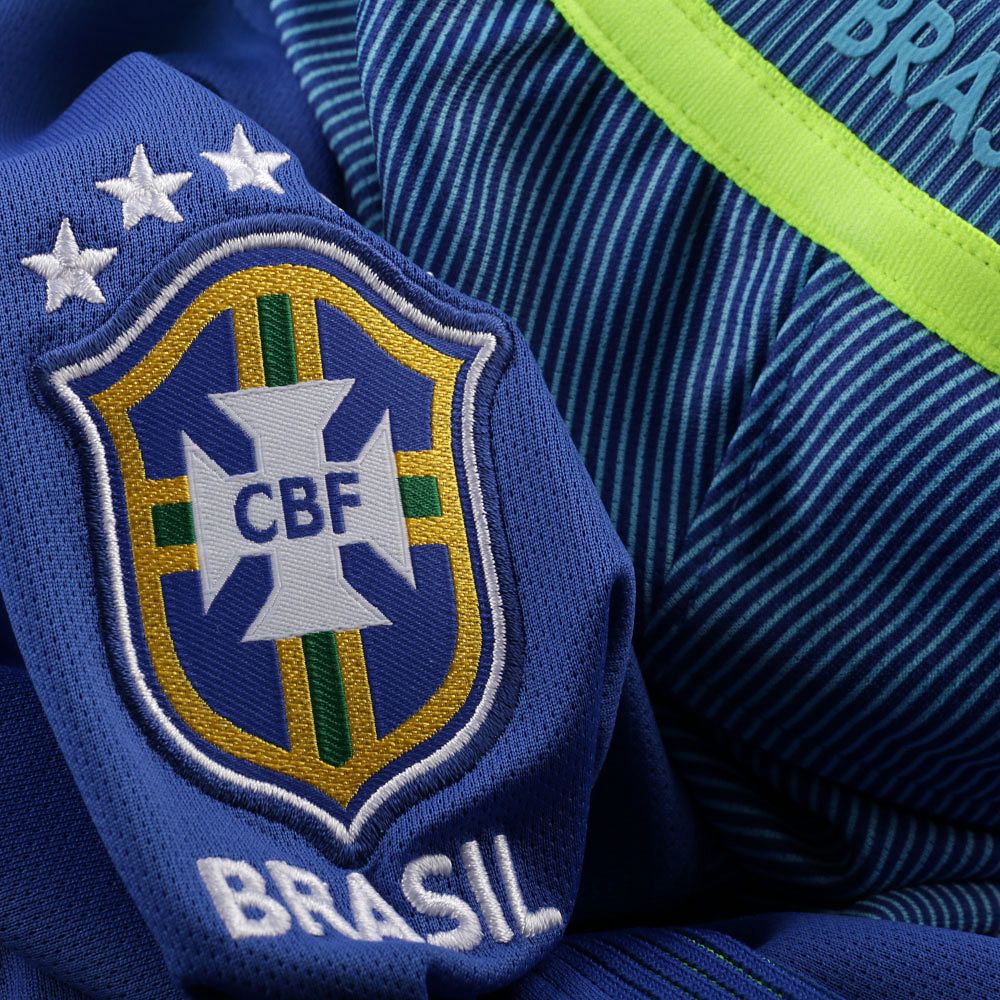 Camiseta 2ª Brasil Copa América 2016 Junior Azul - Fútbol Factory