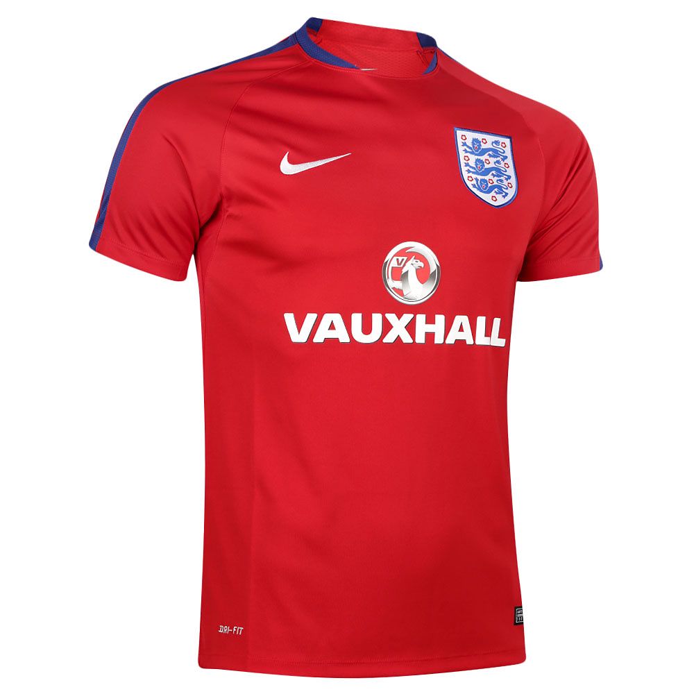Camiseta Inglaterra Eurocopa 2016 Training Rojo - Fútbol Factory