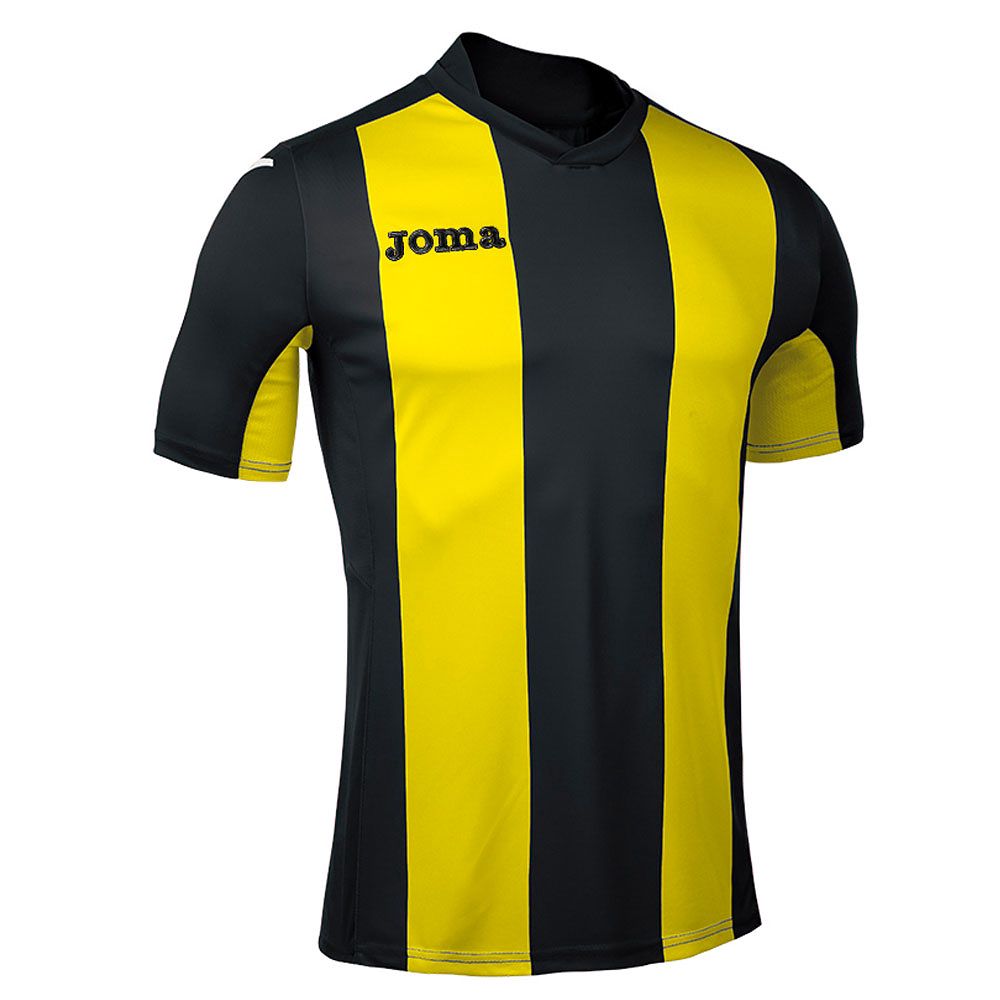 Camiseta Pisa V negro amarillo - Fútbol Factory