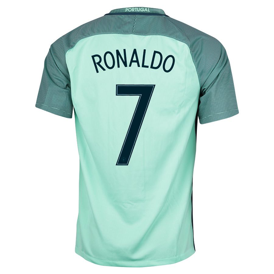 Camiseta 2ª Portugal Eurocopa 2016 Cristiano Ronaldo Verde - Fútbol Factory