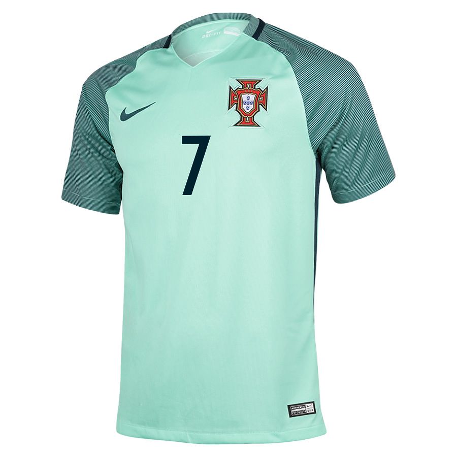 Camiseta 2ª Portugal Eurocopa 2016 Cristiano Ronaldo Verde - Fútbol Factory