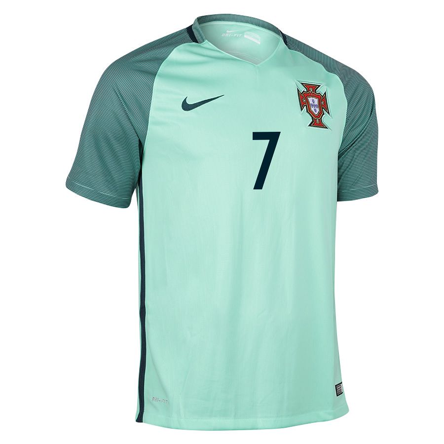 Camiseta 2ª Portugal Eurocopa 2016 Cristiano Ronaldo Verde - Fútbol Factory