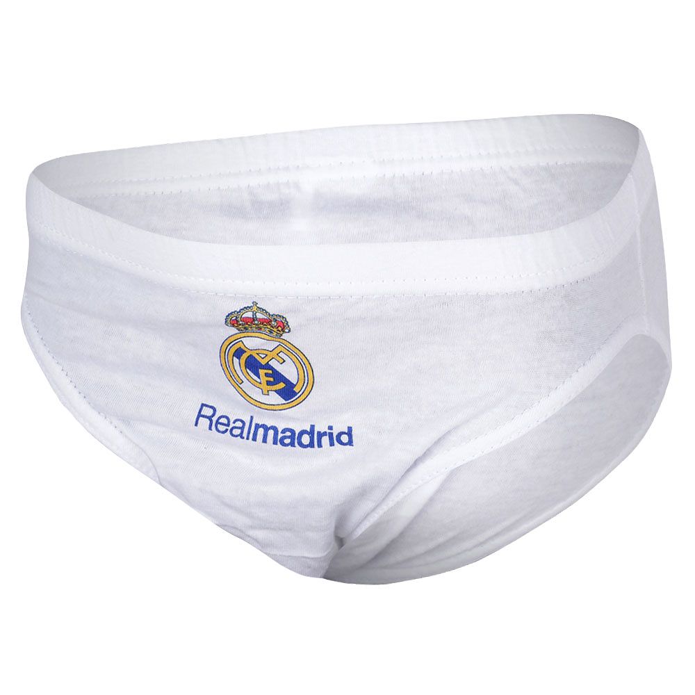 Calzoncillos Real Madrid  Blanco Azul - Fútbol Factory