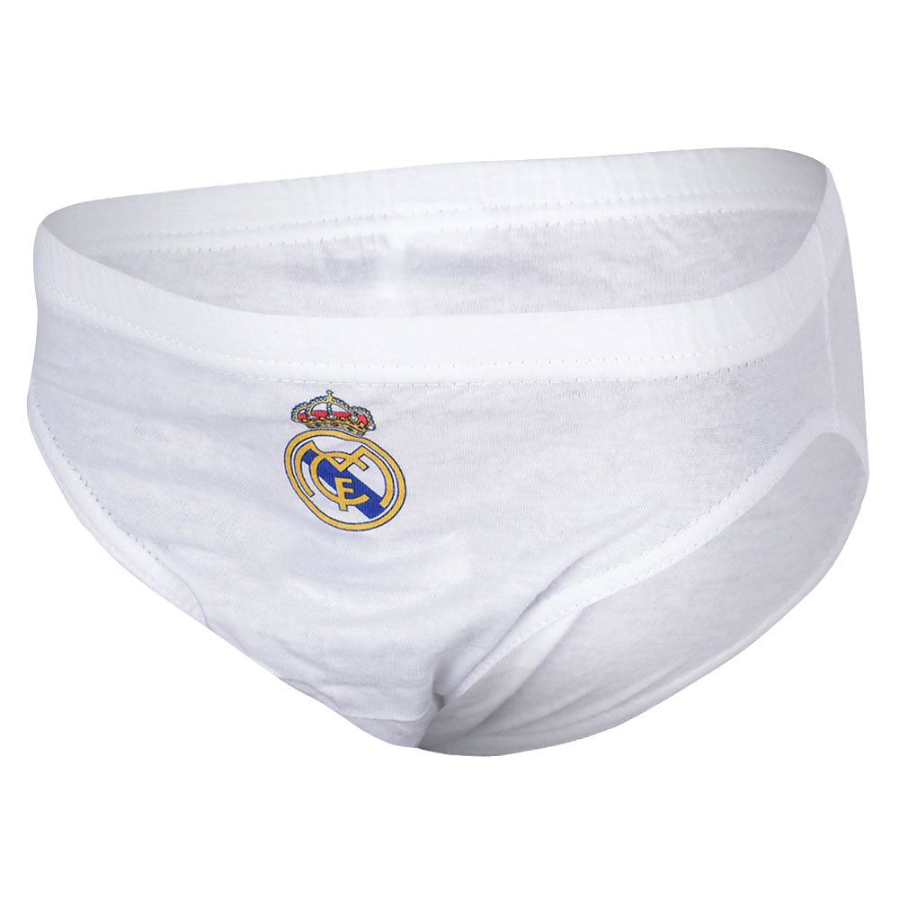Calzoncillos Real Madrid  Blanco Azul - Fútbol Factory