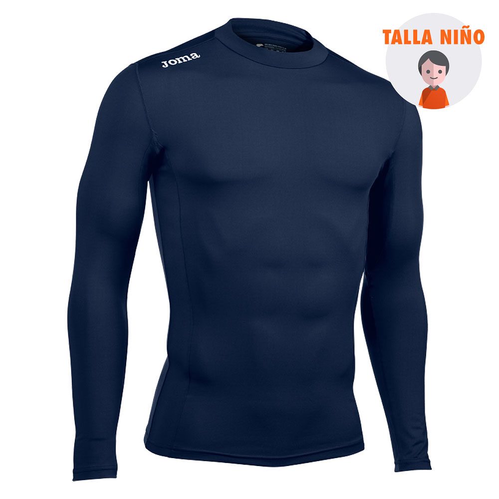 Camiseta Térmica Brama Academy Manga Larga Junior Marino - Fútbol Factory