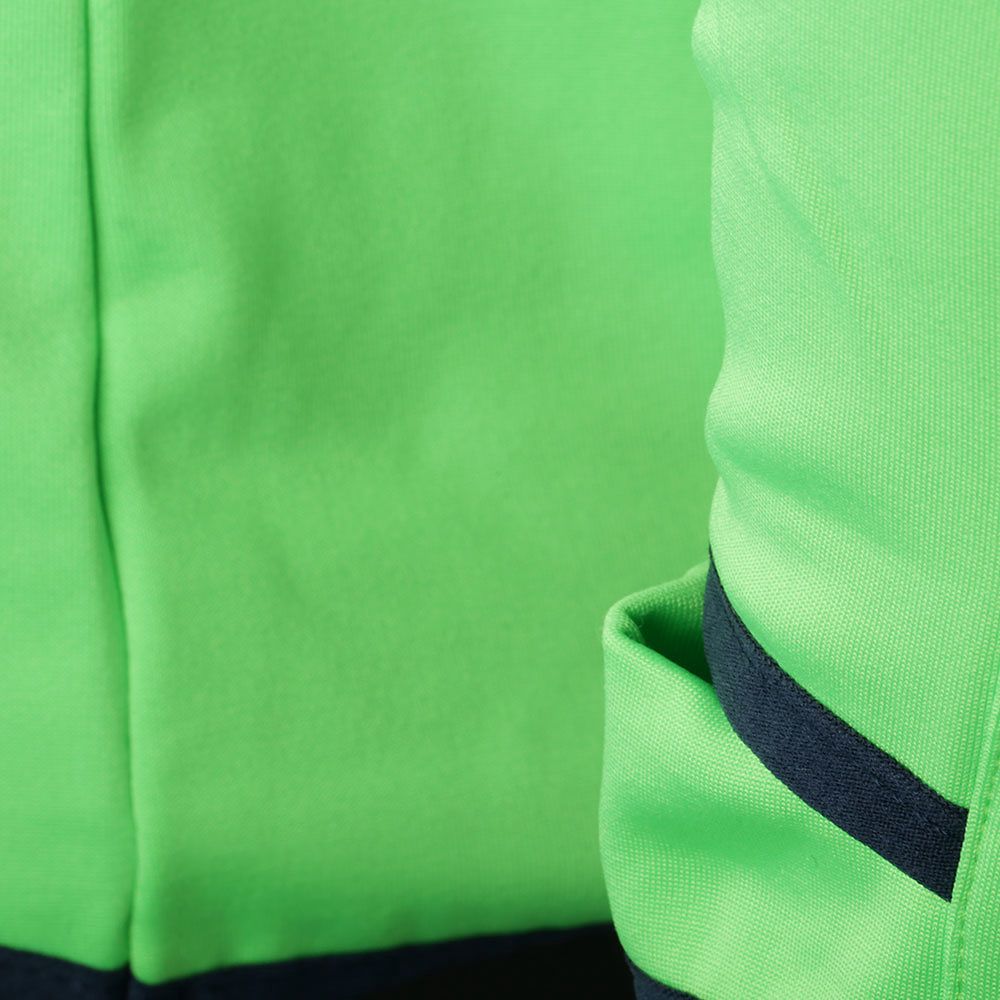 Sudadera de Training Elite V 1/4 Verde Fluor - Fútbol Factory