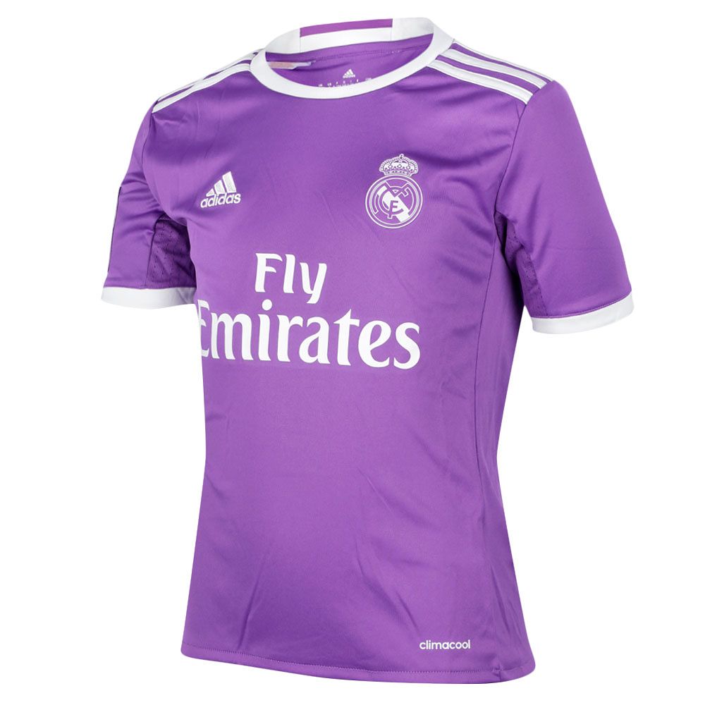 Camiseta 2ª Real Madrid 2016/2017 Junior Morado - Fútbol Factory