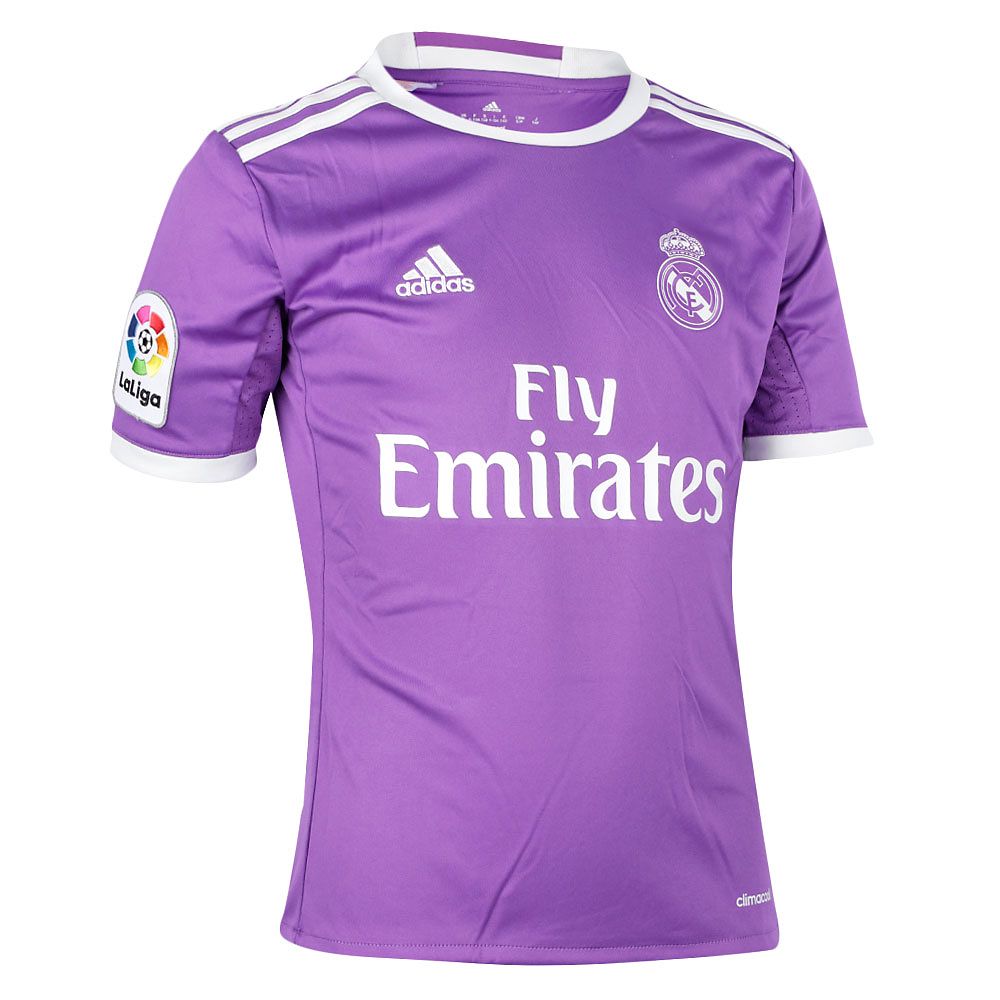 Camiseta 2ª Real Madrid 2016/2017 Junior Morado - Fútbol Factory