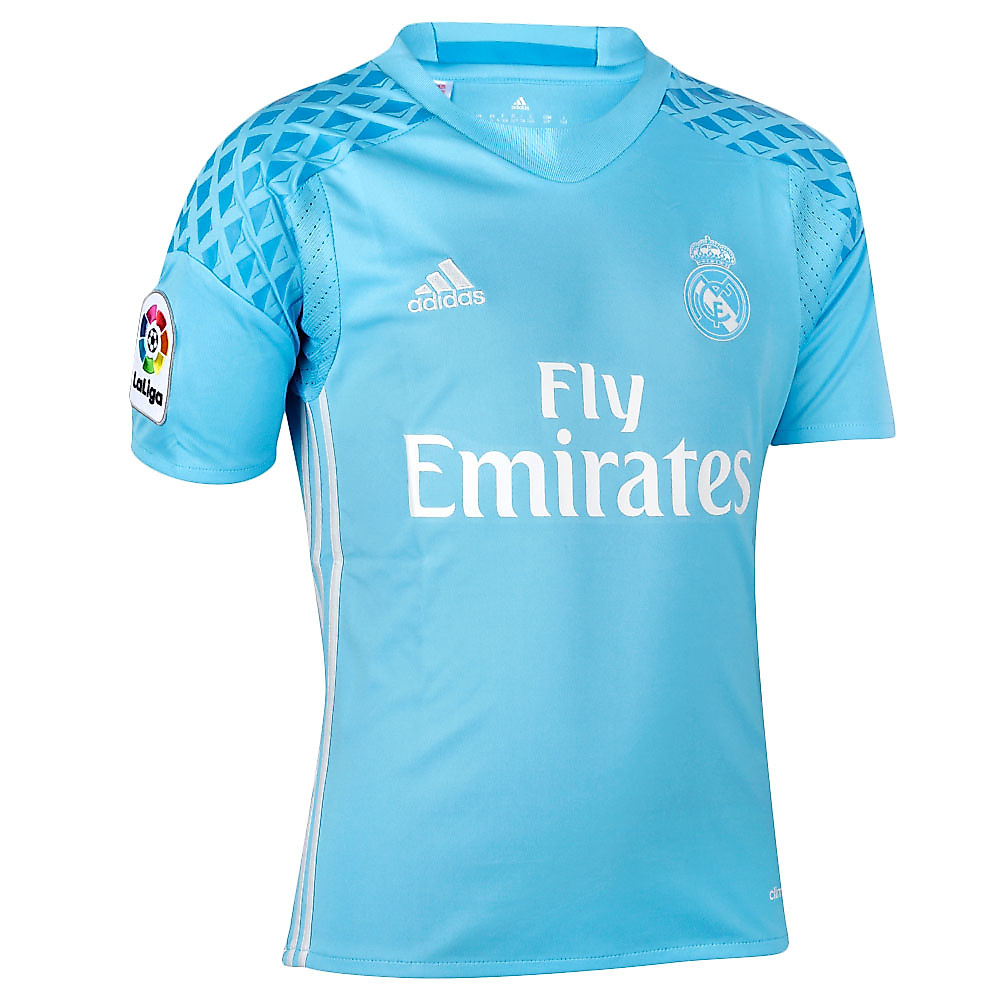 Camiseta 1ª Real Madrid 2016/2017 Portero Junior Azul - Fútbol Factory