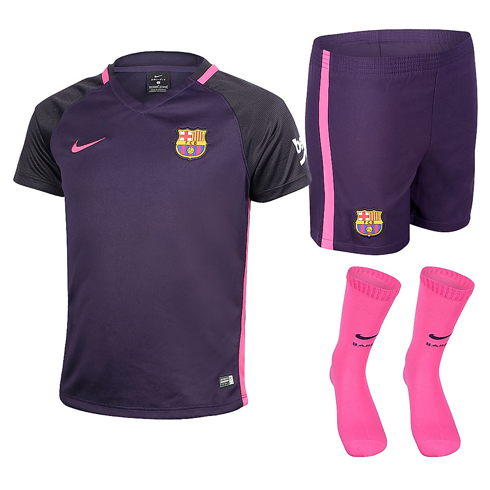 Conjunto 2ª FC Barcelona 2016/2017 Junior - Fútbol Factory