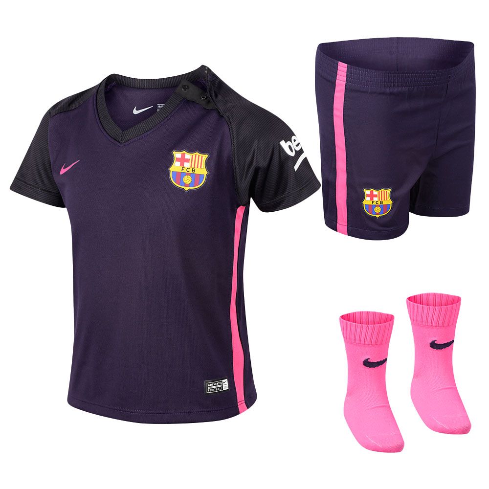Conjunto 2ª FC Barcelona 2016/2017 Bebé - Fútbol Factory