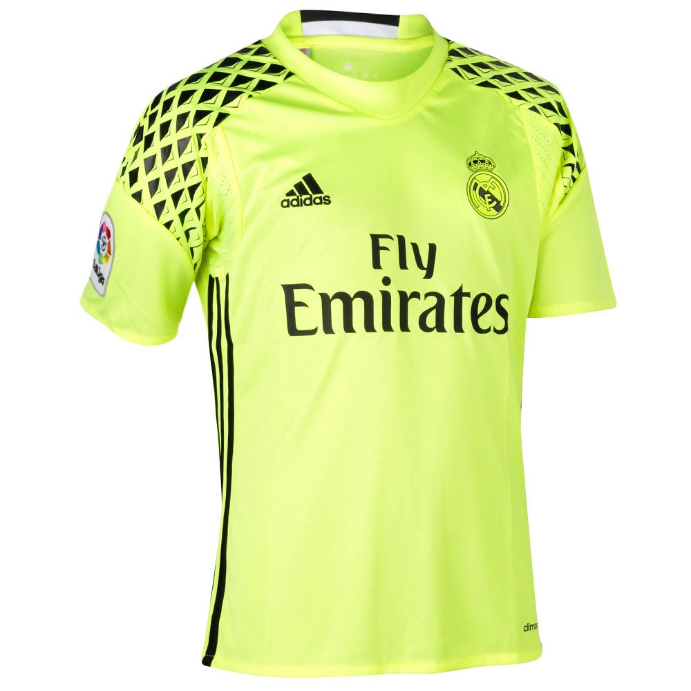 Camiseta 2ª Real Madrid 2016/2017 Portero Junior Amarillo - Fútbol Factory