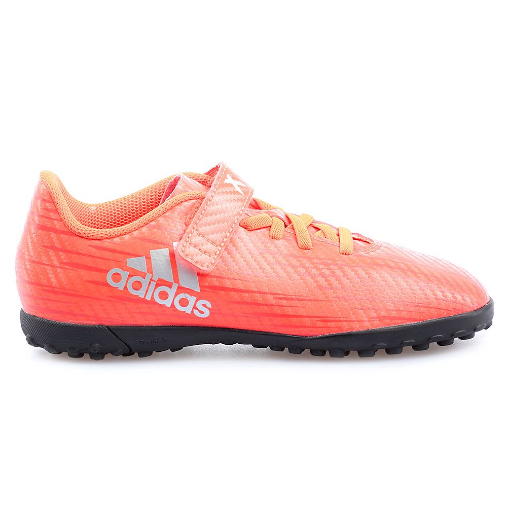 Botas de fútbol X 16.4 Velcro Multitaco Junior Rojo - Fútbol Factory