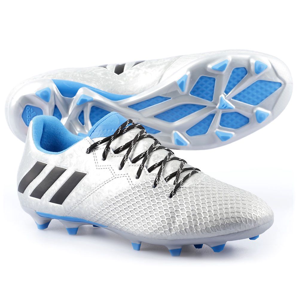 Botas de fútbol Messi 16.3 CA FG Gris - Fútbol Factory