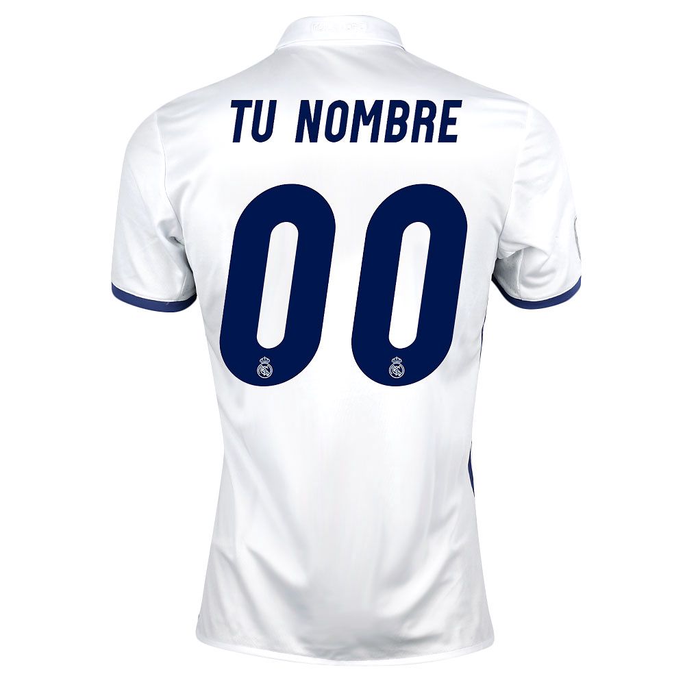 Camiseta 1ª Real Madrid 2016/2017 Personalizado - Fútbol Factory