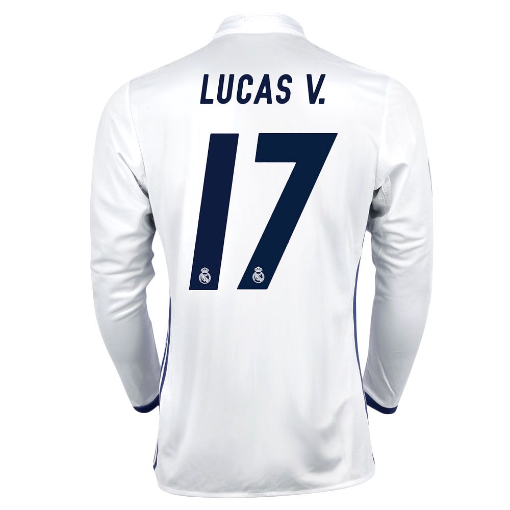 Camiseta 1ª Real Madrid 2016/2017 Lucas Vázquez Manga Larga - Fútbol Factory