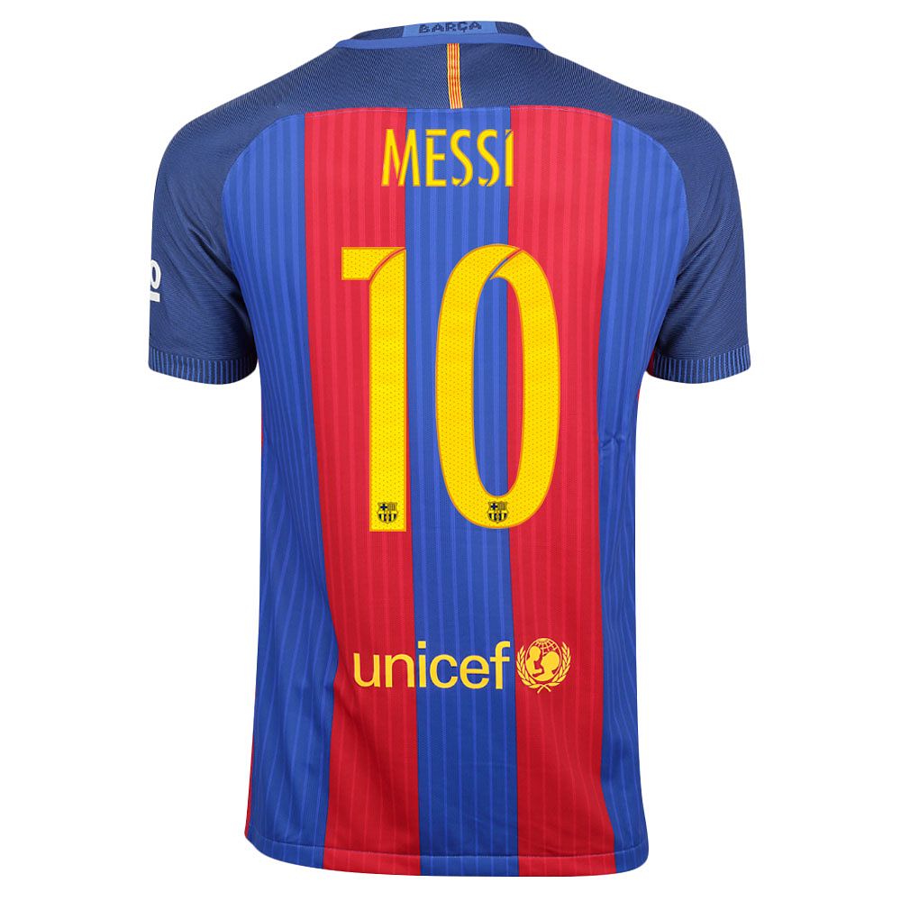 Camiseta 1ª FC Barcelona 2016/2017 Messi Vapor Match - Fútbol Factory