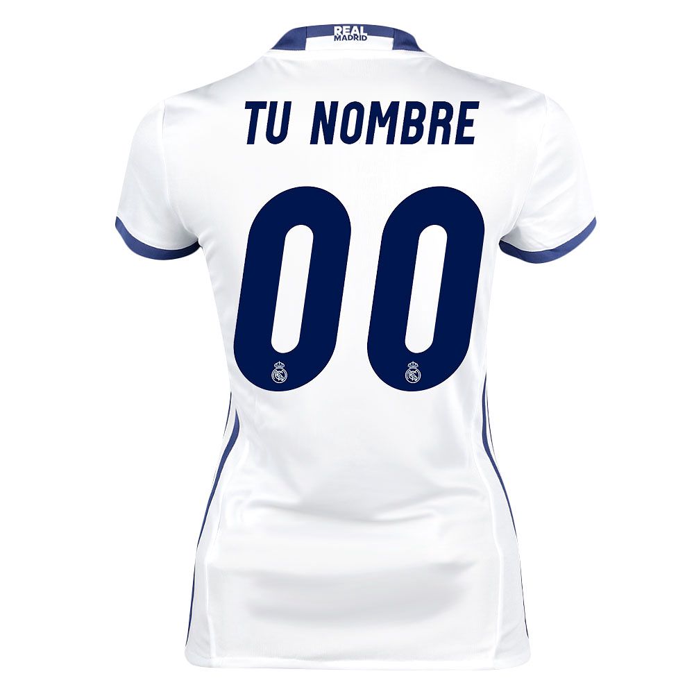 Camiseta 1ª Real Madrid 2016/2017 Personalizado Mujer - Fútbol Factory