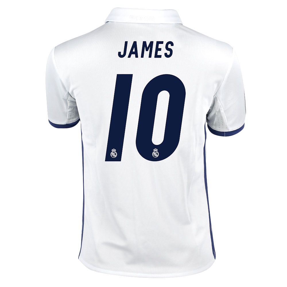 Camiseta 1ª Real Madrid 2016/2017 James Junior - Fútbol Factory