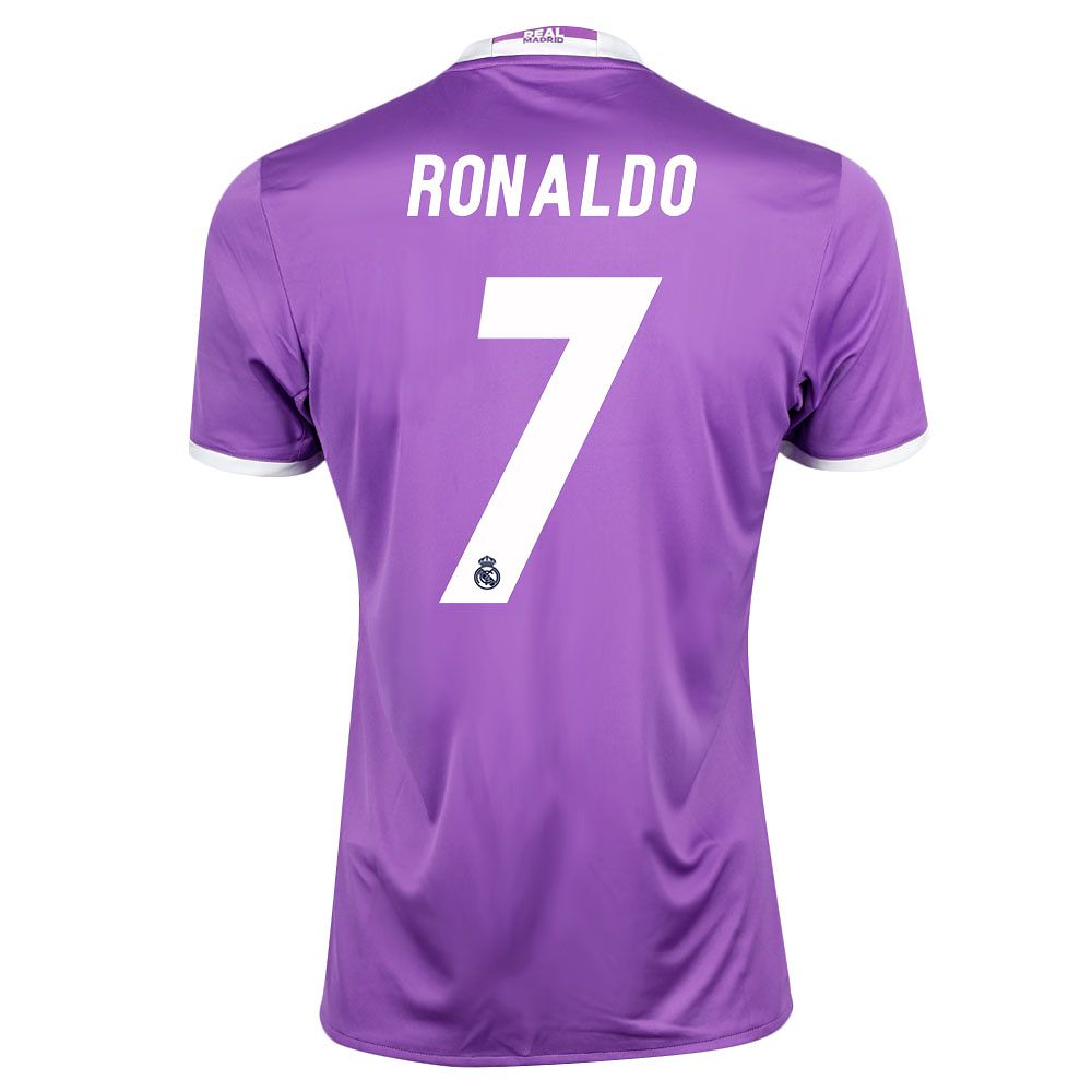 Camiseta 2ª Real Madrid 2016/2017 Ronaldo Morado - Fútbol Factory