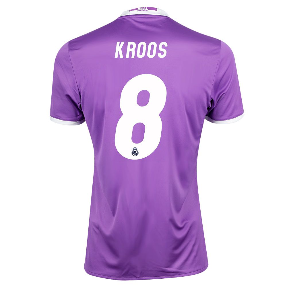 Camiseta 2ª Real Madrid 2016/2017 Kroos Morado - Fútbol Factory