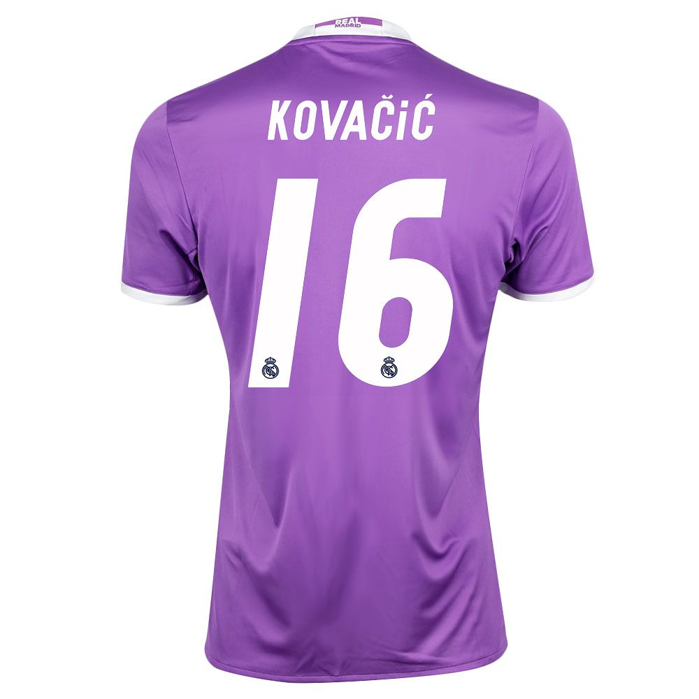 Camiseta 2ª Real Madrid 2016/2017 Kovacic Morado - Fútbol Factory