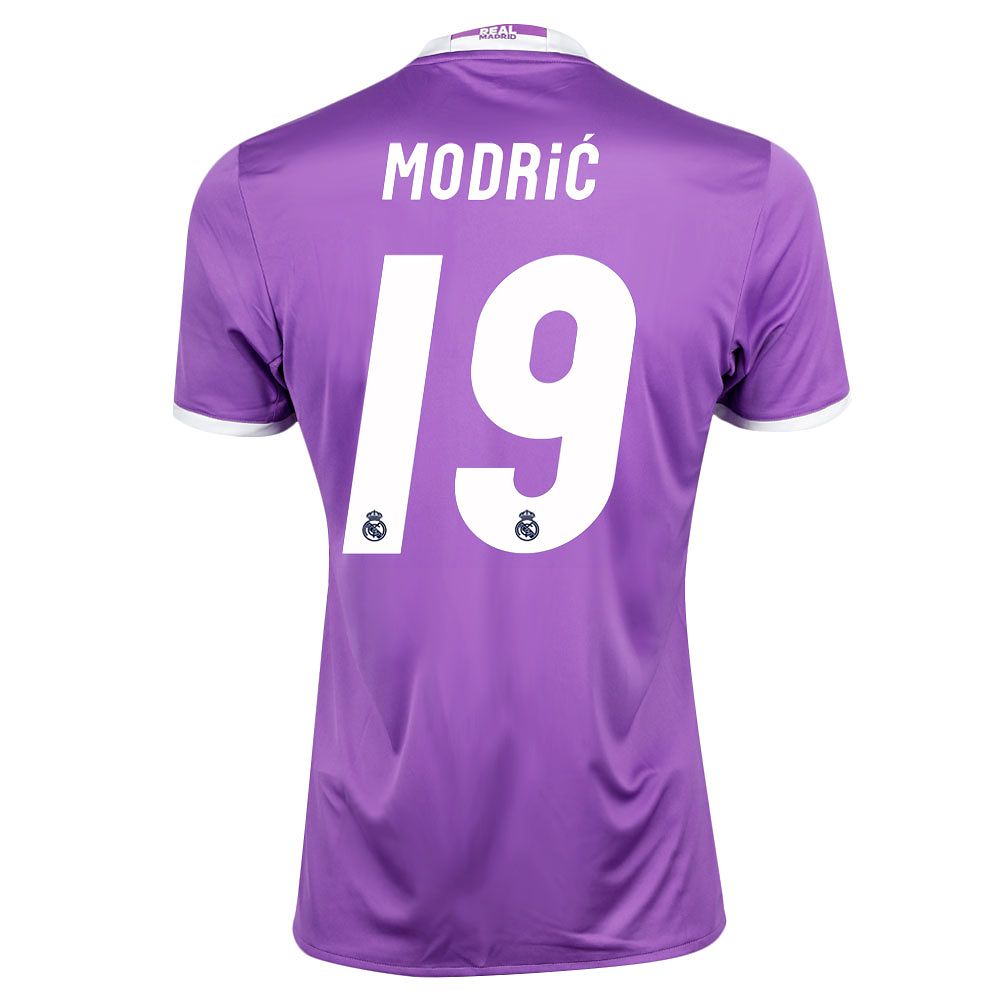 Camiseta 2ª Real Madrid 2016/2017 Modric Morado - Fútbol Factory