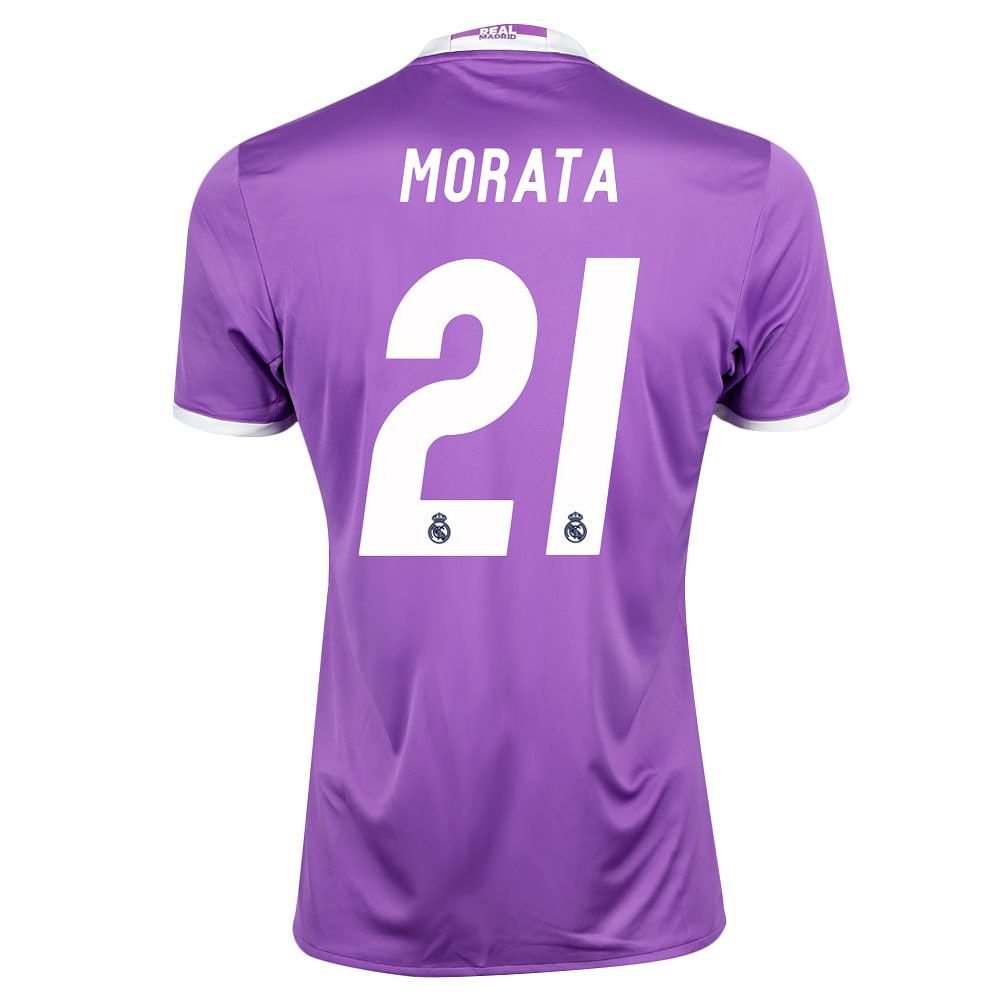 Camiseta 2ª Real Madrid 2016/2017 Morata Morado - Fútbol Factory