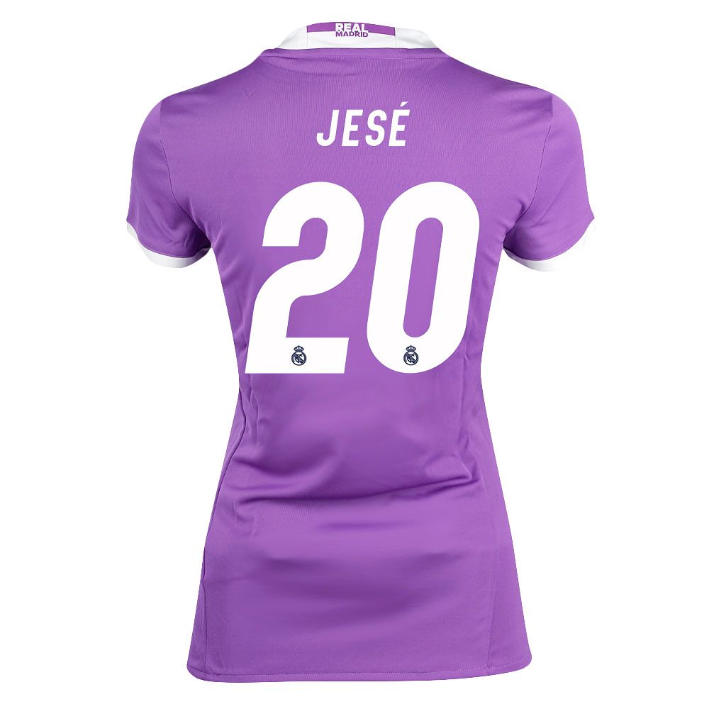 Camiseta 2ª Real Madrid 2016/2017 Jesé Mujer Morado - Fútbol Factory