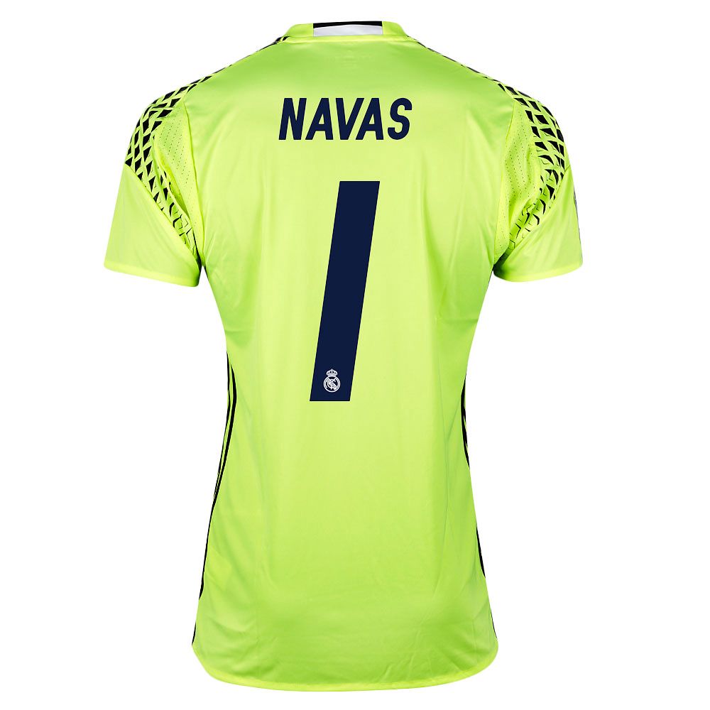 Camiseta 2ª Real Madrid 2016/2017 Navas Portero Amarillo - Fútbol Factory