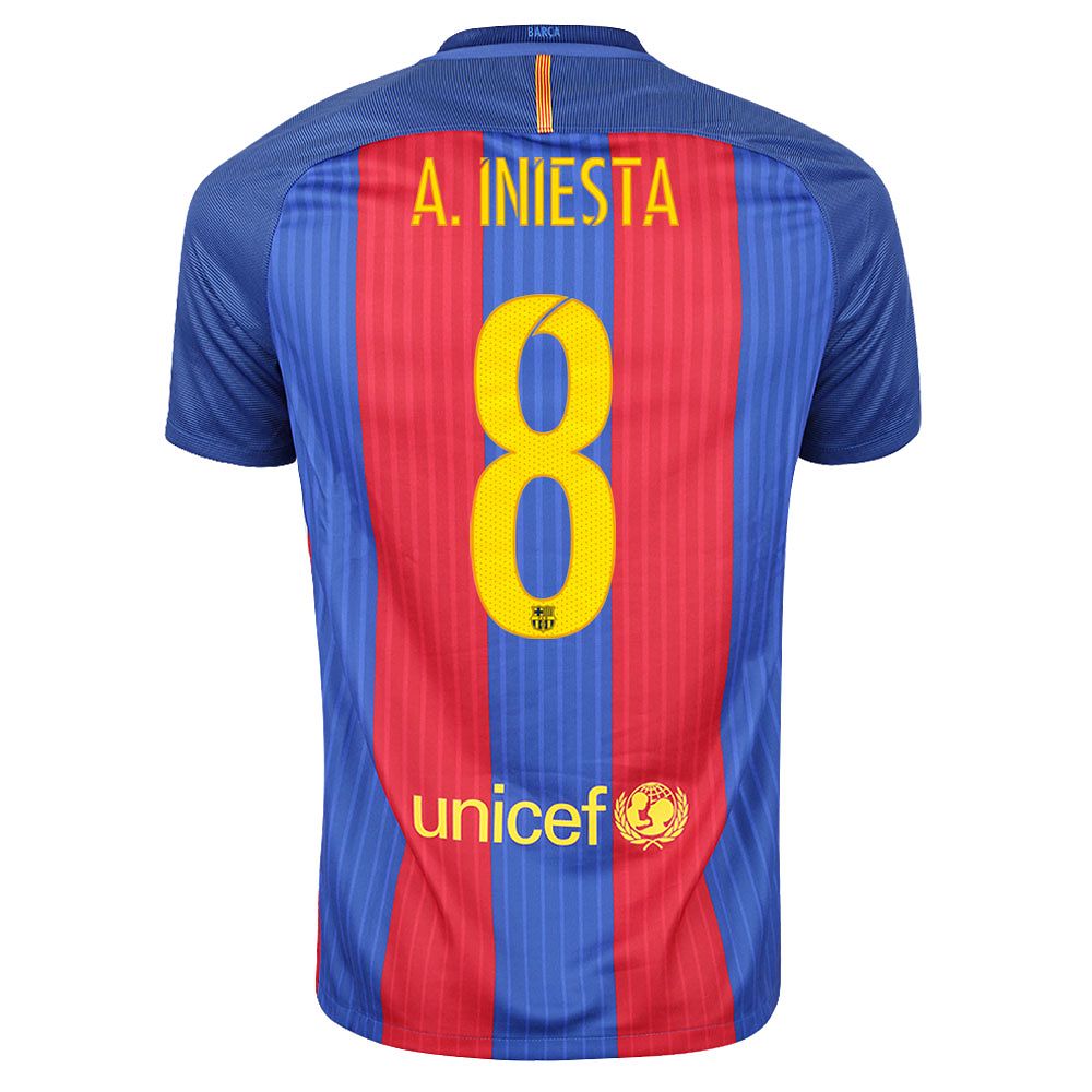 Camiseta 1ª FC Barcelona 2016/2017 Iniesta Stadium - Fútbol Factory