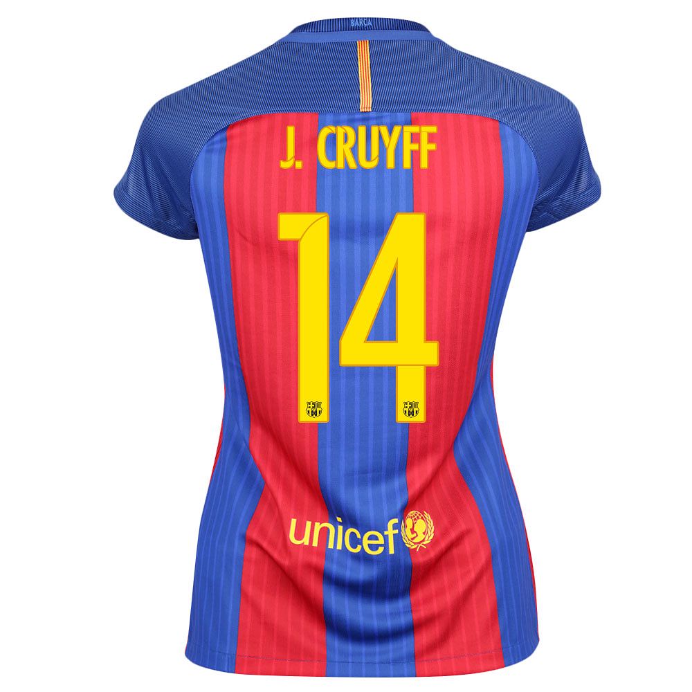 Camiseta 1ª FC Barcelona 2016/2017 Cruyff Stadium Mujer - Fútbol Factory
