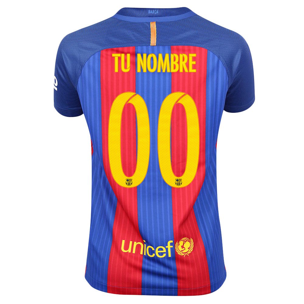 Camiseta 1ª FC Barcelona 2016/2017 Personalizado Stadium Junior - Fútbol Factory