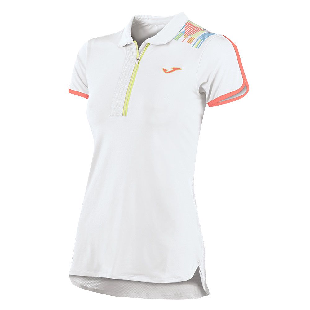 Polo Tenis Trendy Mujer Blanco - Fútbol Factory