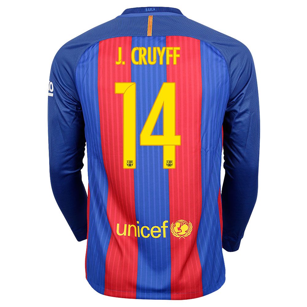 Camiseta 1ª FC Barcelona 2016/2017 Cruyff Stadium Manga Larga - Fútbol Factory