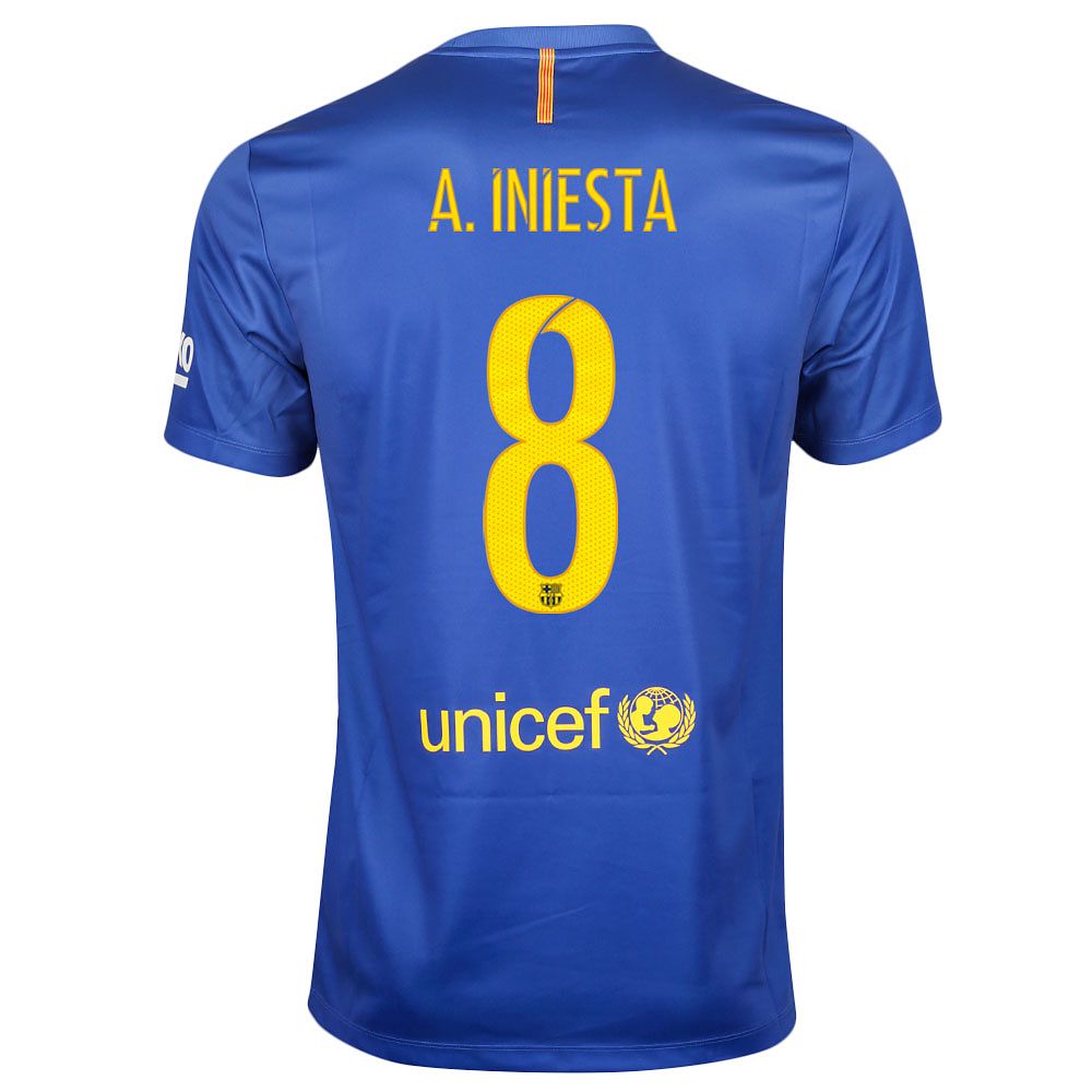 Camiseta 1ª FC Barcelona Supporters 2016/2017 Iniesta - Fútbol Factory