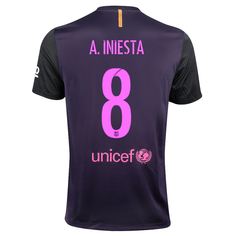 Camiseta 2ª FC Barcelona Supporters 2016/2017 Iniesta - Fútbol Factory
