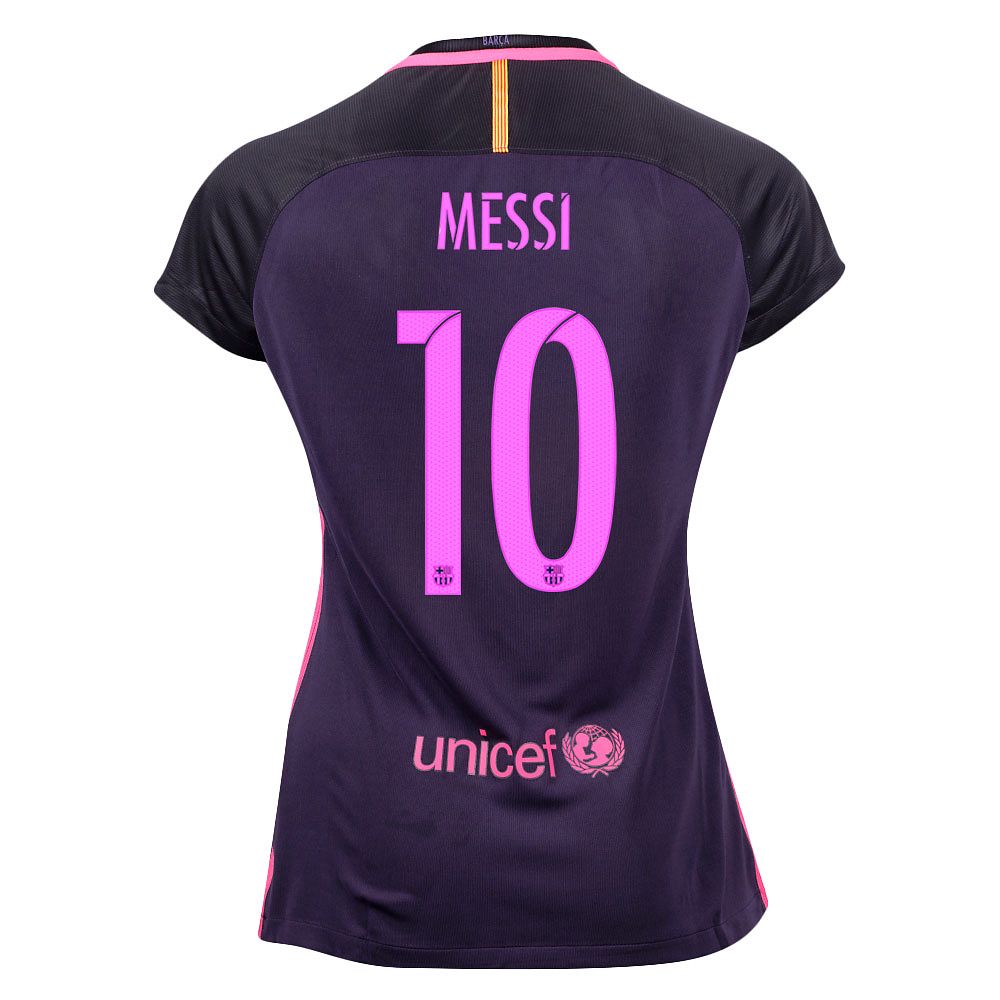 Camiseta 2ª FC Barcelona 2016/2017 Messi Stadium Mujer - Fútbol Factory