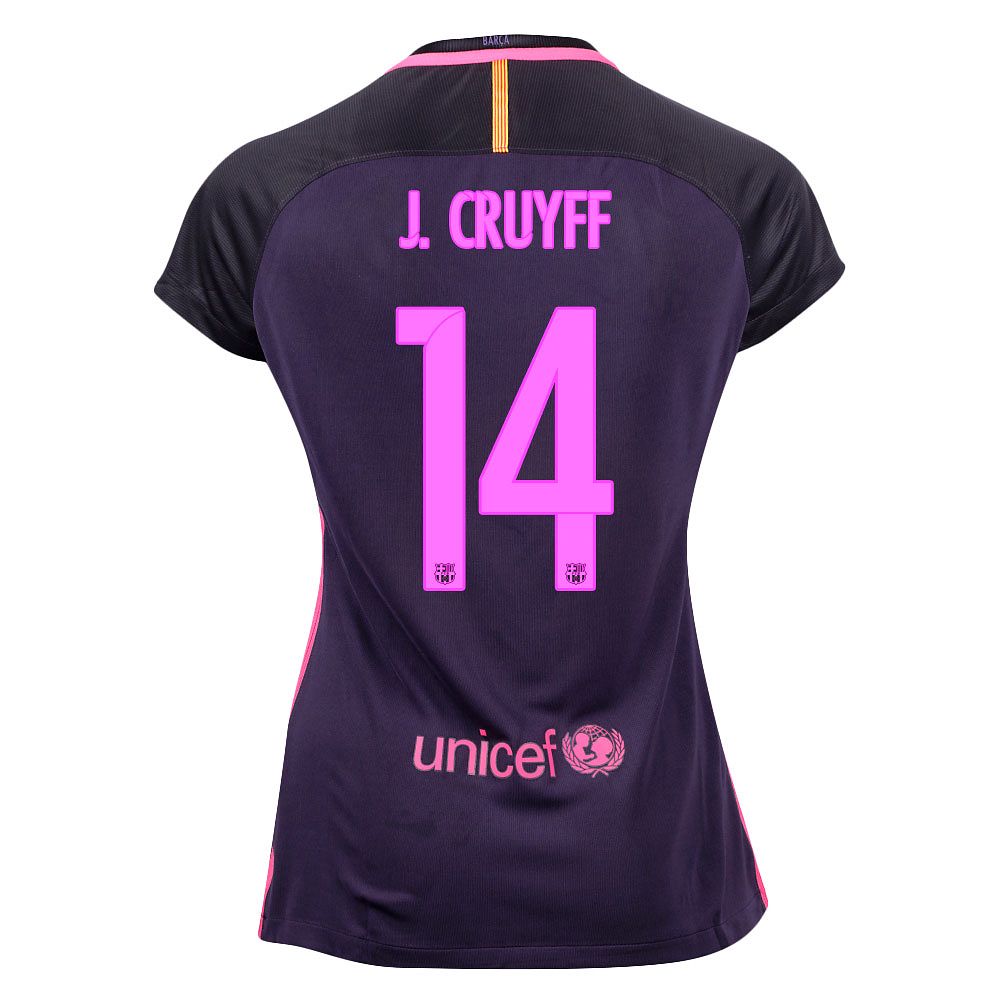 Camiseta 2ª FC Barcelona 2016/2017 Cruyff Stadium Mujer - Fútbol Factory