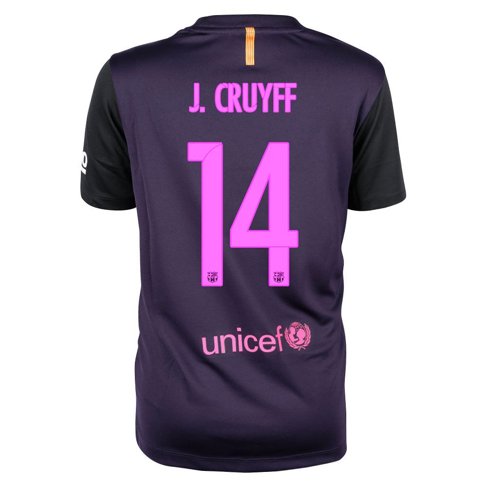 Camiseta 2ª FC Barcelona 2016/2017 Cruyff Supporters Junior - Fútbol Factory