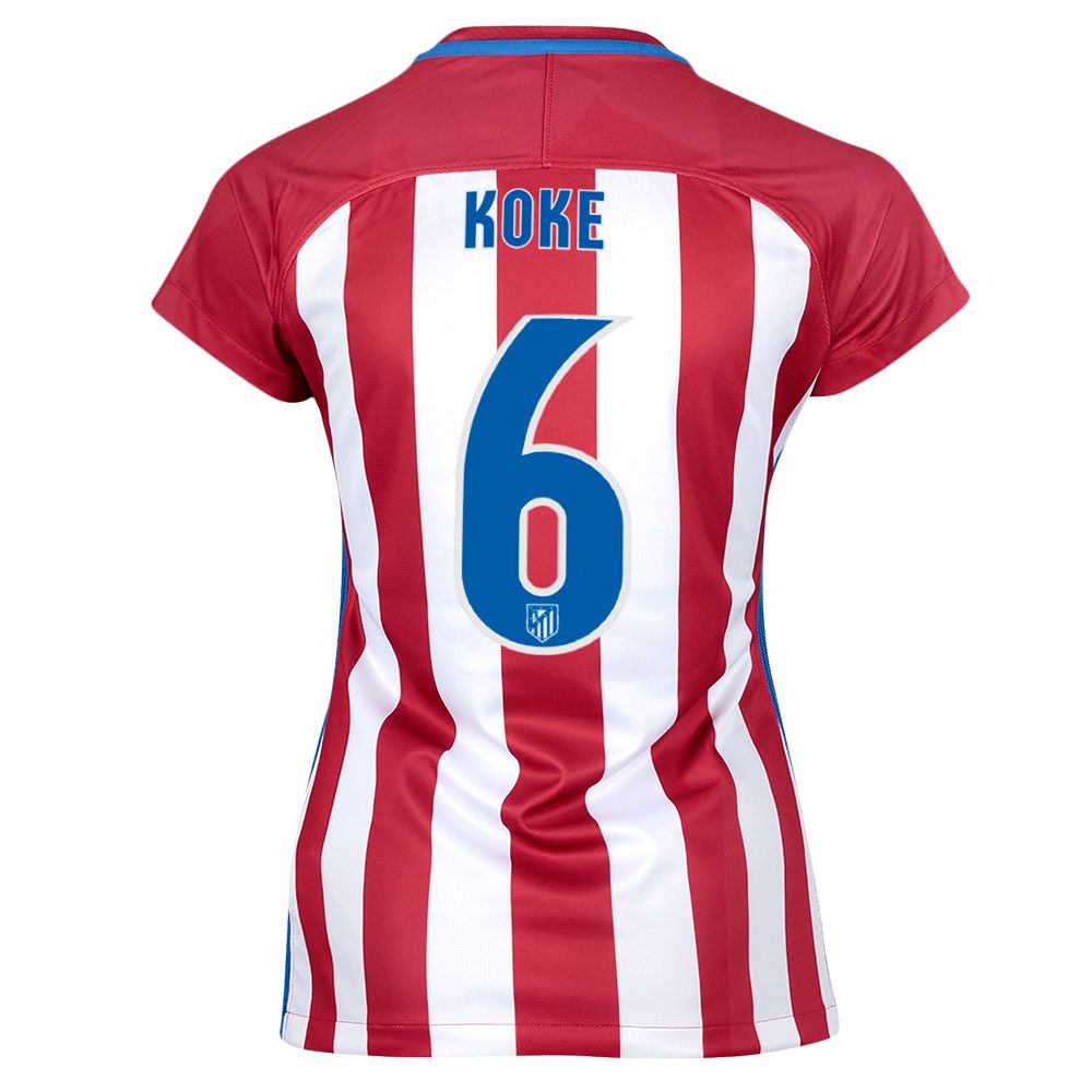 Camiseta 1ª Atlético de Madrid 2016/2017 Koke Mujer - Fútbol Factory