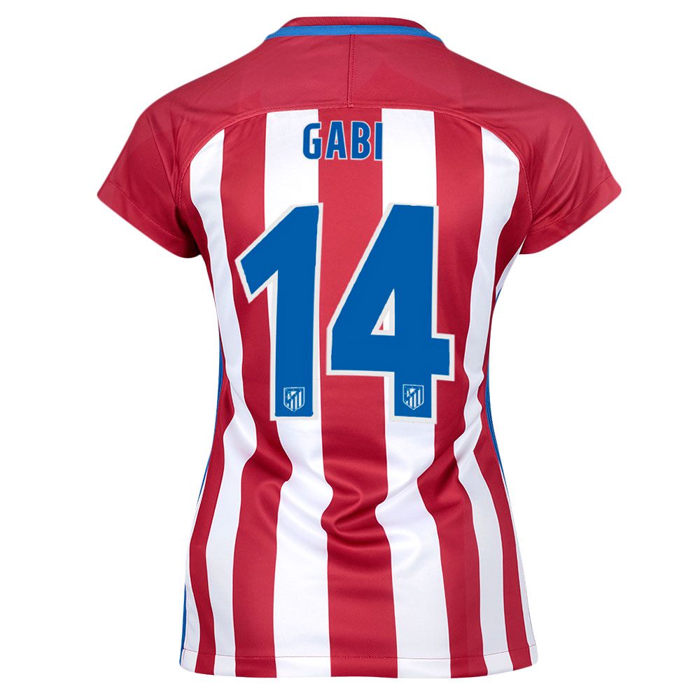 Camiseta 1ª Atlético de Madrid 2016/2017 Gabi Mujer - Fútbol Factory
