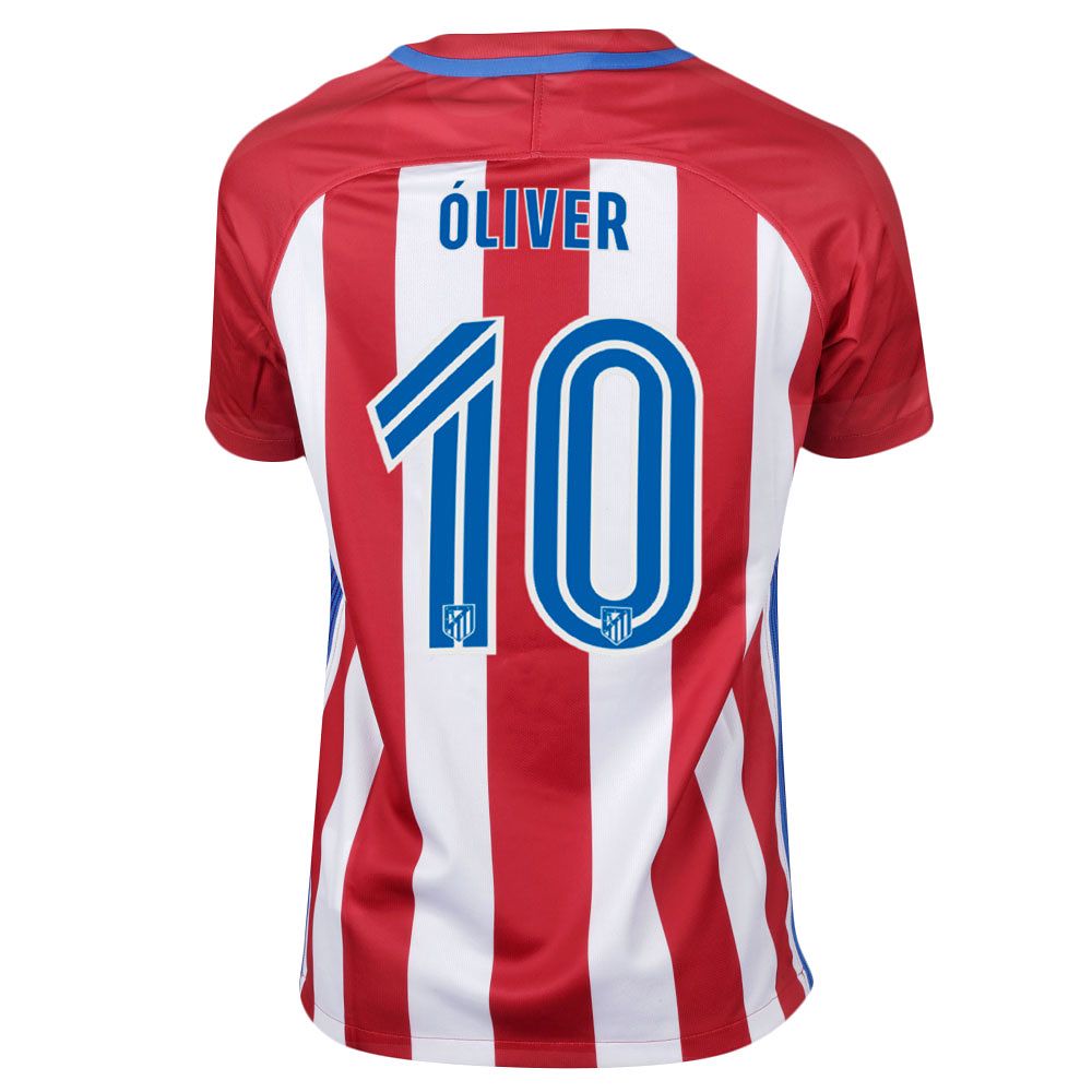 Camiseta 1ª Atlético de Madrid 2016/2017 Óliver Junior - Fútbol Factory