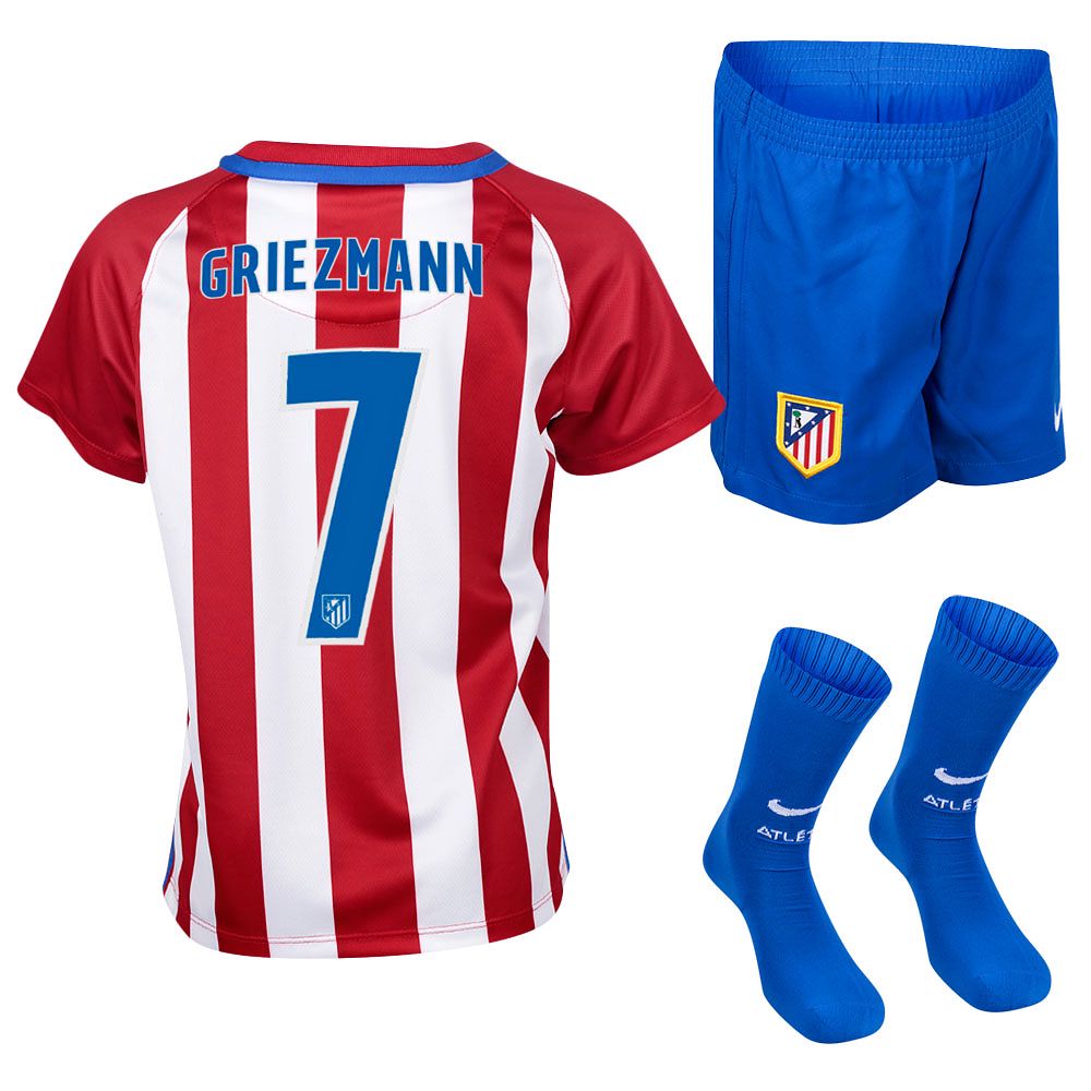 Conjunto 1ª Atlético de Madrid 2016/2017 Griezmann Infantil - Fútbol Factory