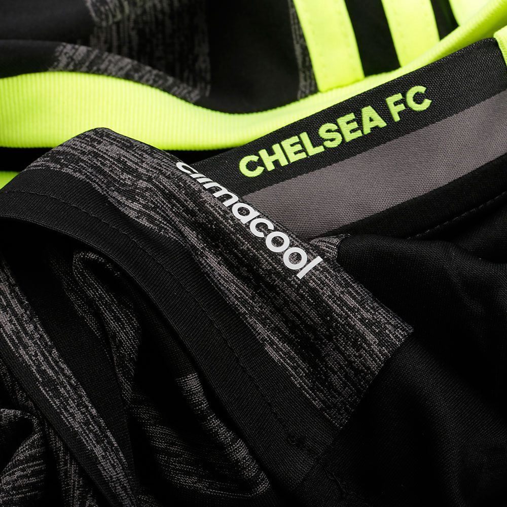 Camiseta 2ª Chelsea FC 2016/2017 Negro - Fútbol Factory