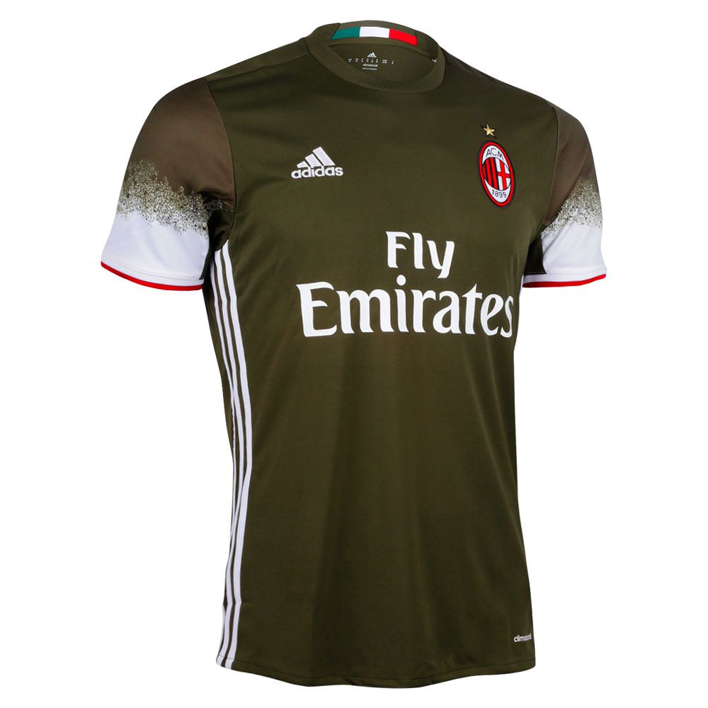 Camiseta 3ª AC Milan 2016/2017 Verde - Fútbol Factory