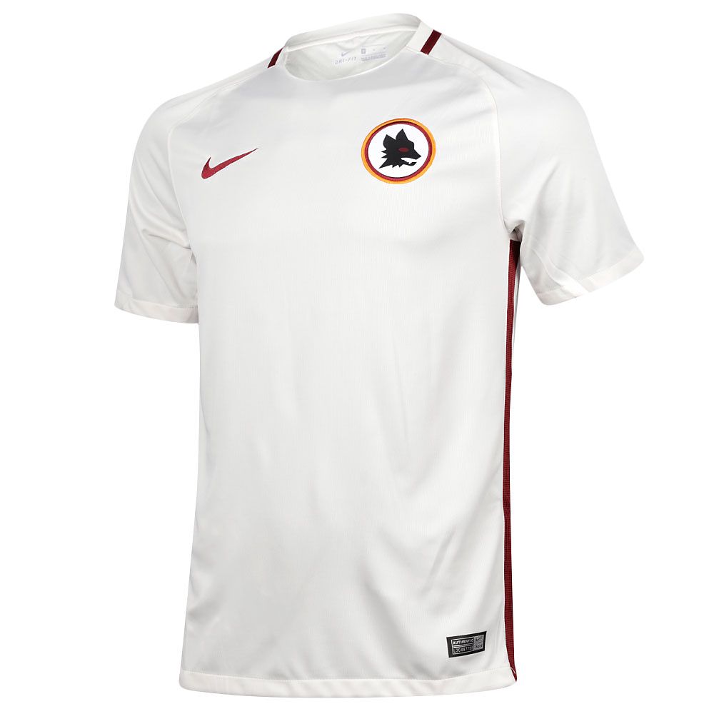 Camiseta 2ª AS Roma 2016/2017 Blanco - Fútbol Factory